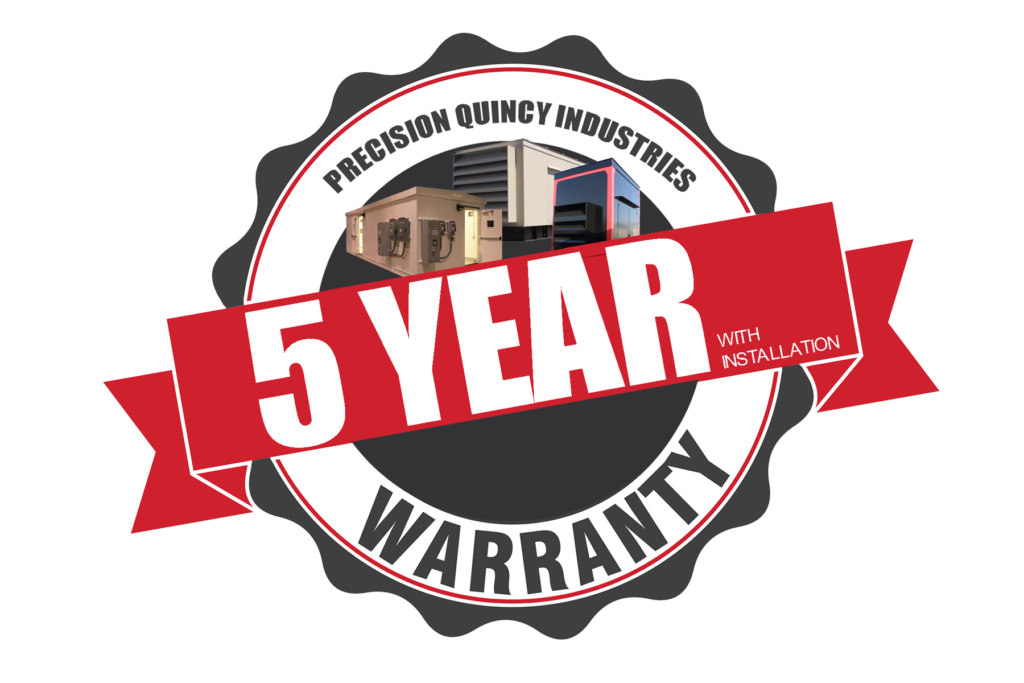 Precision Quincy Industries Communication Shelters 5 Year Warranty Tire Logo Transparent Background