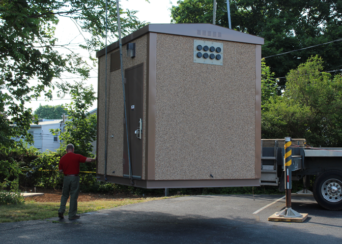Precision Quincy Industrial Shelters Railroad Houses Installation Service Outdoors