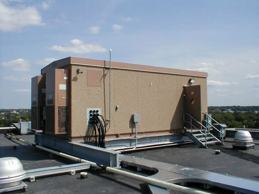 Industrial Shelter on Rooftop